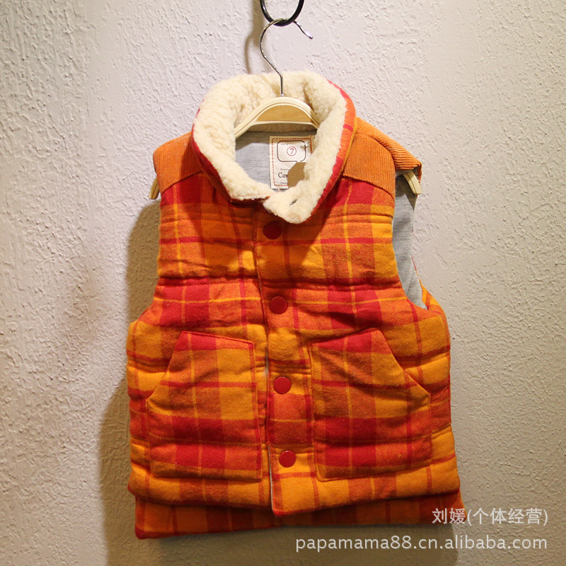 Comikids韩版童装 秋冬加厚 毛领男女<em>儿童</em>棉马