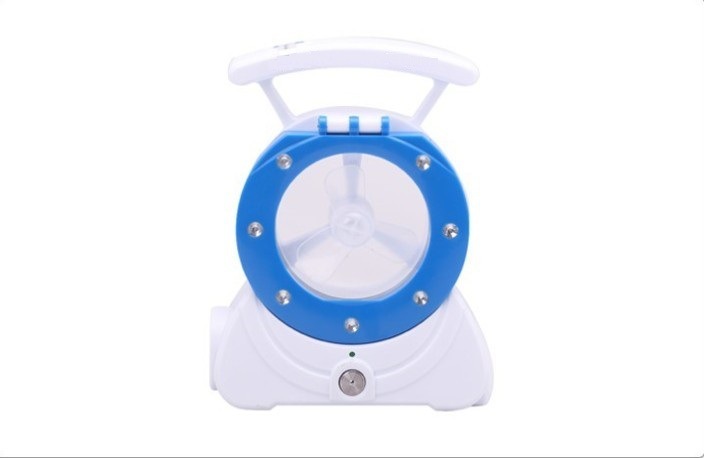 小型风扇3寸 充电式led台灯扇 学生风扇 手电 可