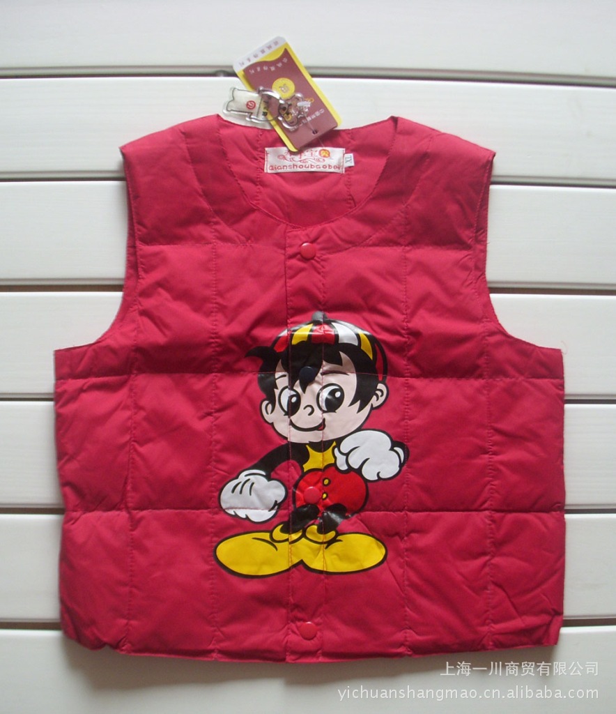 2012冬款 小童羽绒马甲 牵手<em>宝贝</em>品牌<em>开衫背心</em>